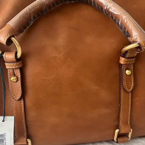 Dooney & Bourke Large Florentine Satchel Natural - Picture 10 of 13